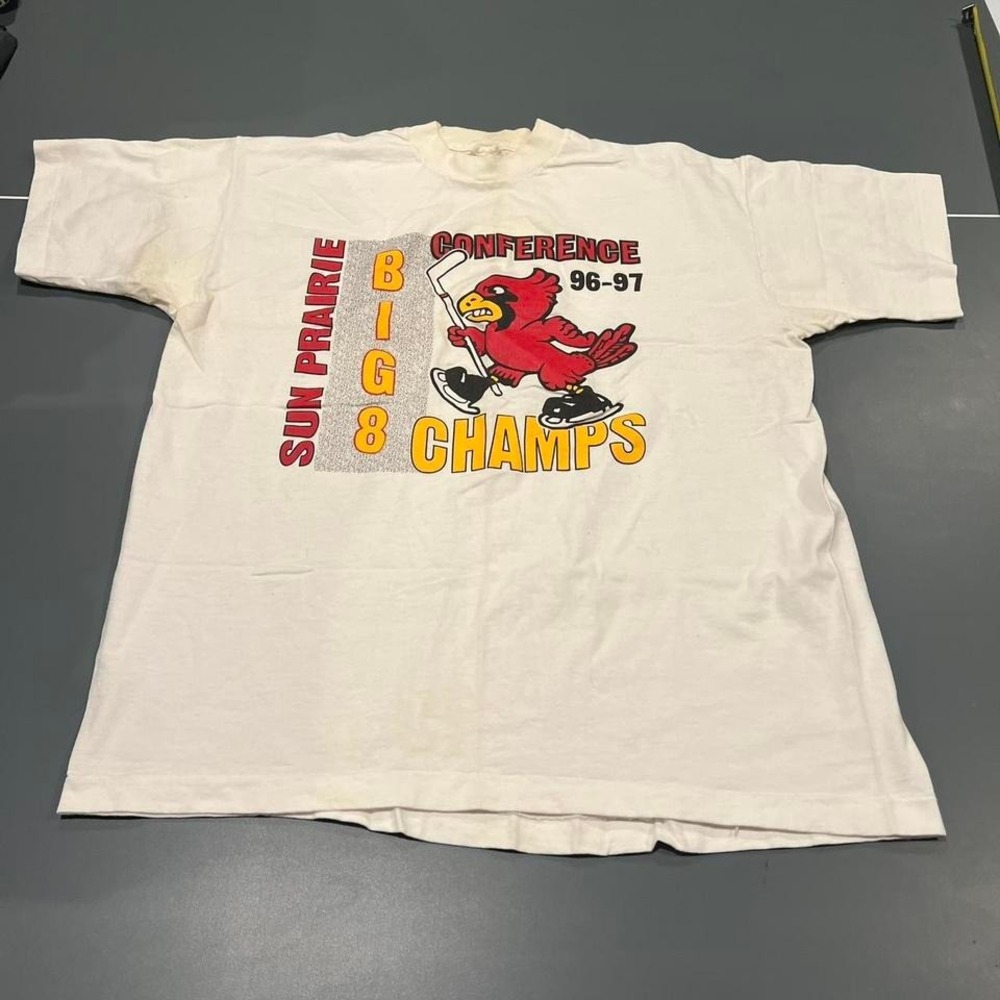 Vintage 1990s sun prairie wisconsin high‎ school tee  Size XL